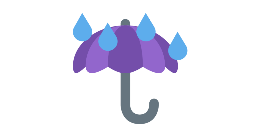 晴雨兼用だから突然の雨にも対応可能
